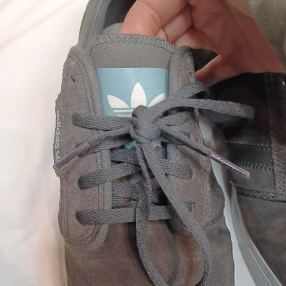 Adidas Trefoil Suede Sneakers Mens Grey Seeley Skateboarding 12 - Picture 3 of 8
